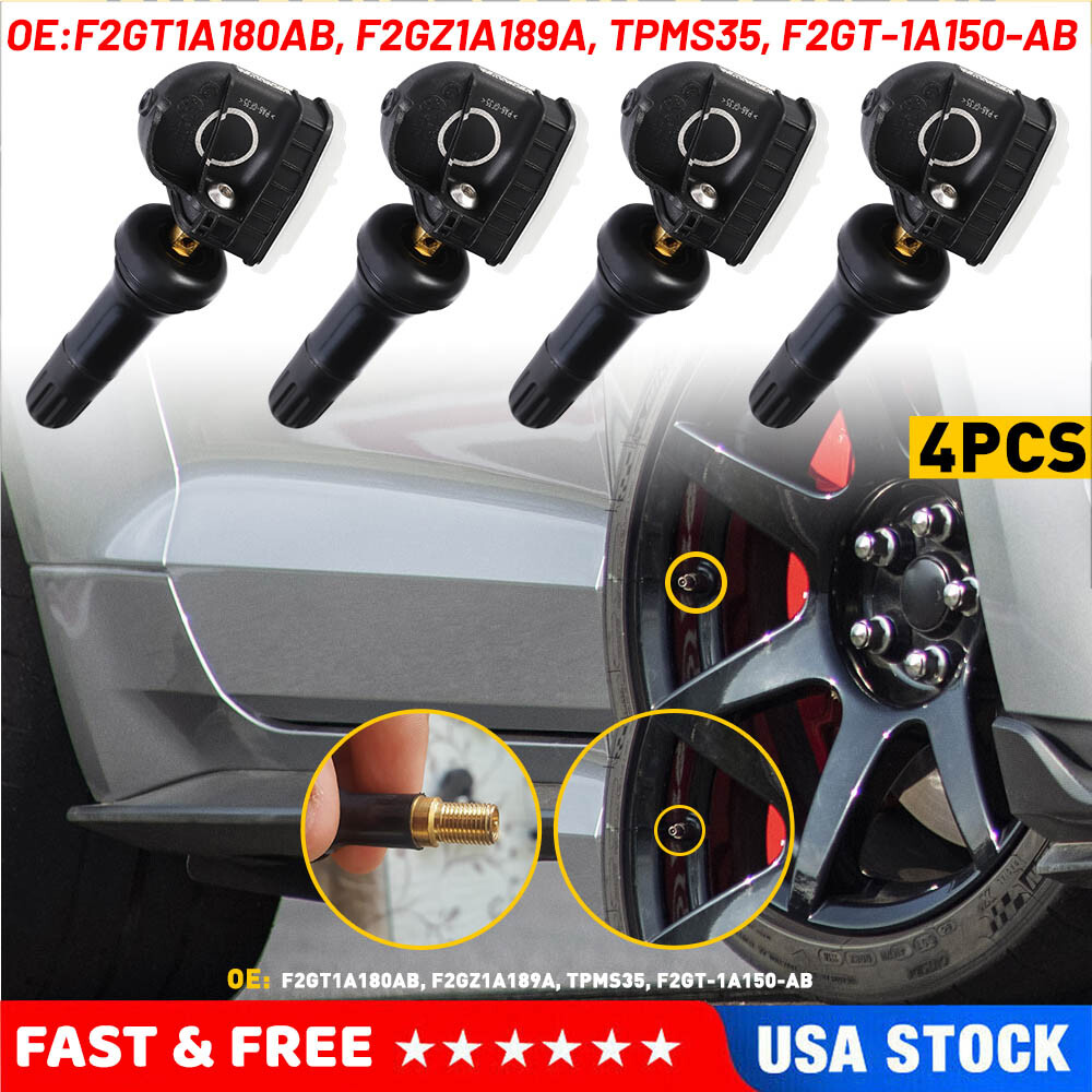 4x TPMS NEW Tire Pressure Sensors For 2017-2018 Lincoln Continental Lincoln MKX