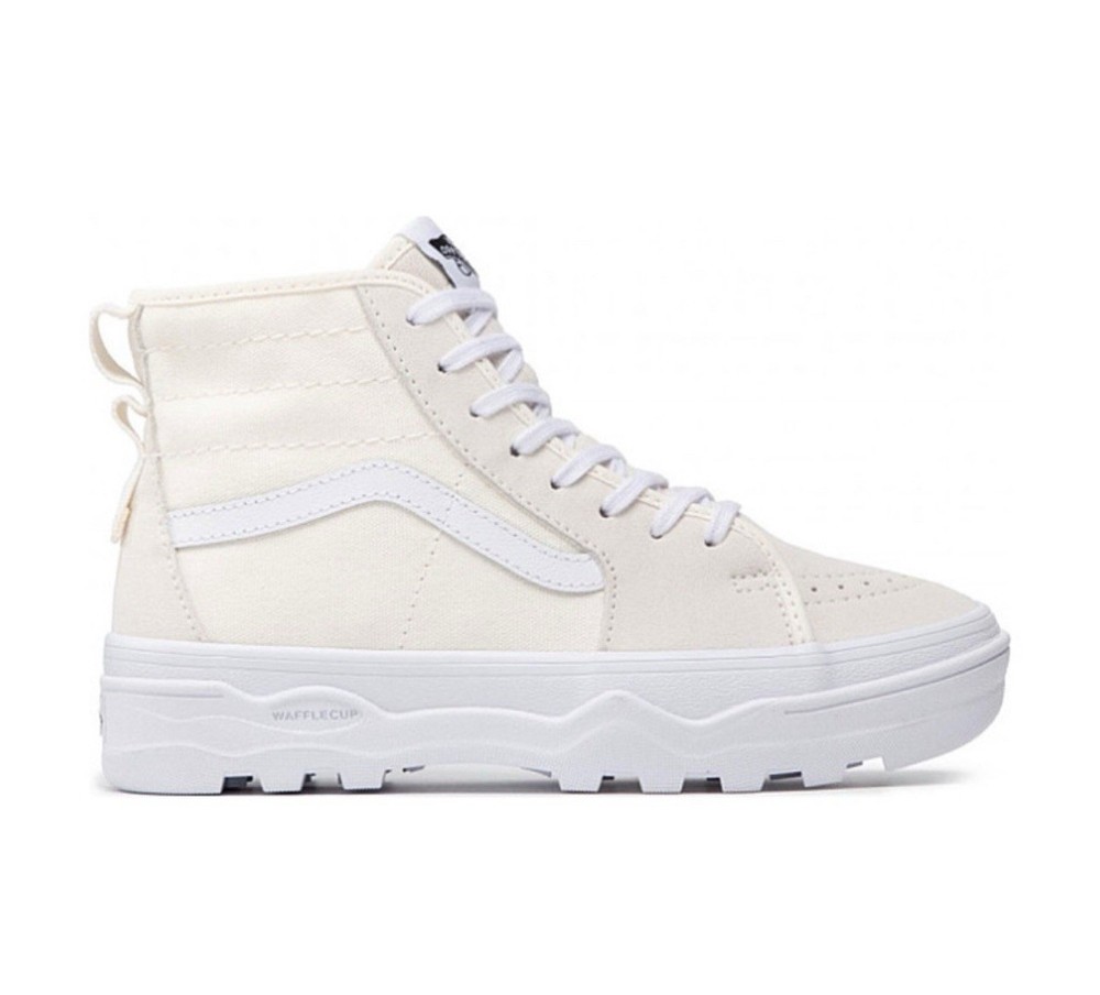 VANS Cream High Top Sneakers Platform Women's Size 7