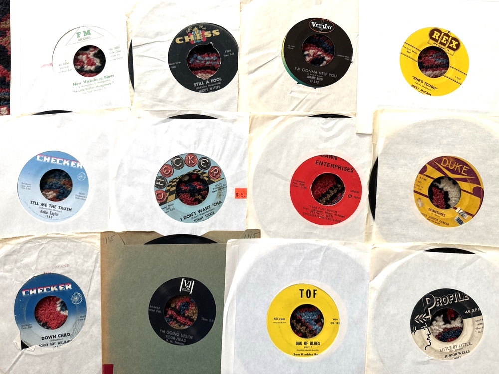 Lot Of (12) Blues 45 Record Lot~Sonny Boy Williamson Junior Wells Muddy Waters
