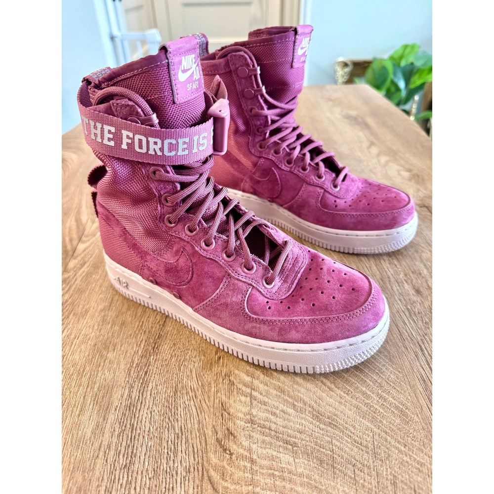 Nike | SF Air Force 1 Force is Female | Vintage Wine | AJ1700-600| Wm’s Size 6.5