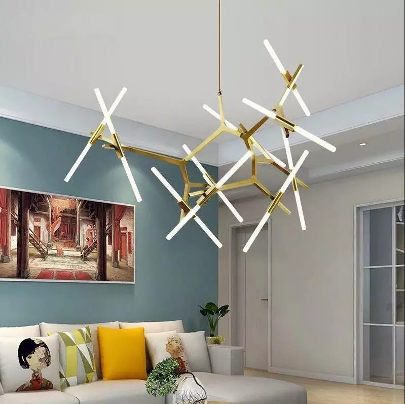 20-Light DIY Chandelier Ceiling Lamp Sputnik Pendant Lighting Ceiling Fixtures