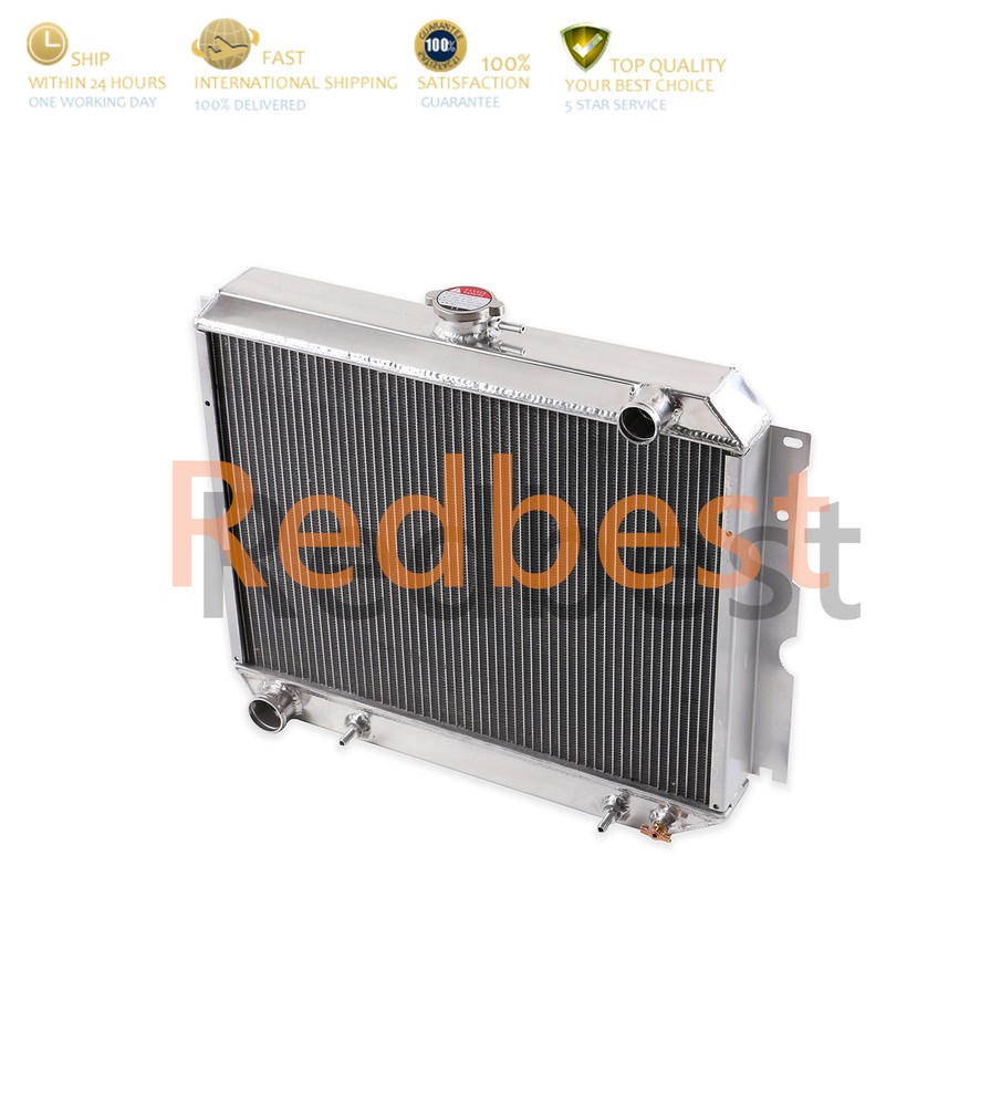 Aluminum 3 Row Radiator For 1968-1974 Dodge Mopar Plymouth Big Block V8 22