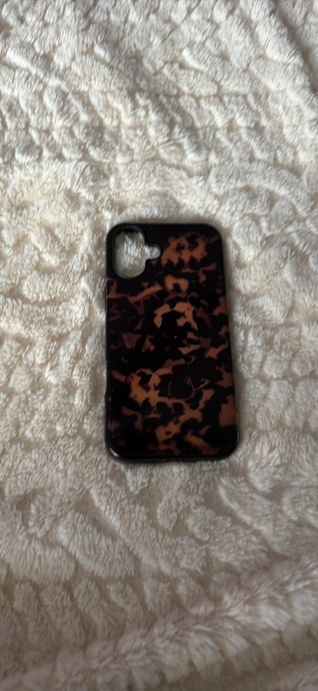 tortoise shell phone case iphone 16 plus hard shell