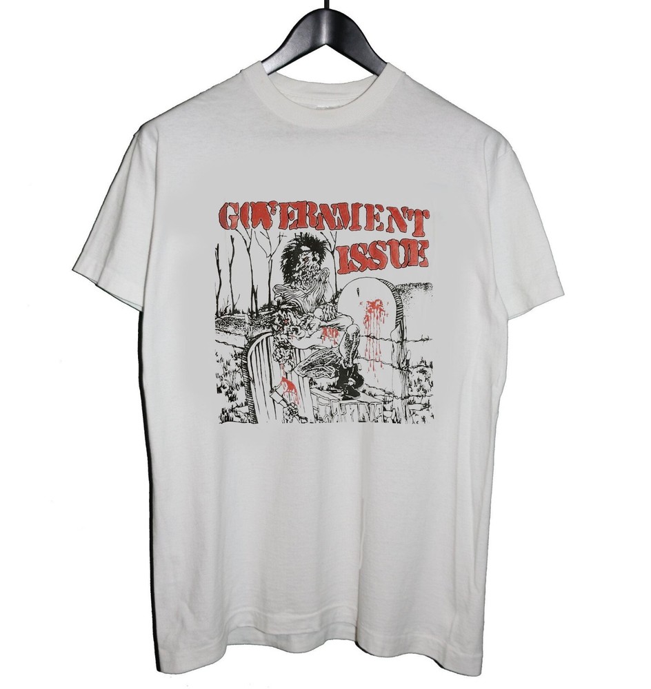Vintage Punk Band Government Issue Cotton Flyer T-Shirt