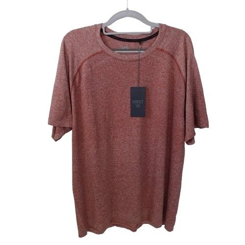 NEW VRST Men's Short Sleeve Circuit Seamless Tee Dessert Rust Size XXL