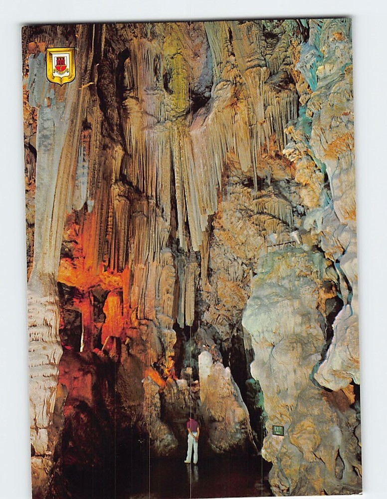 Postcard  St Michael's Cave Gibraltar British Overseas Territories