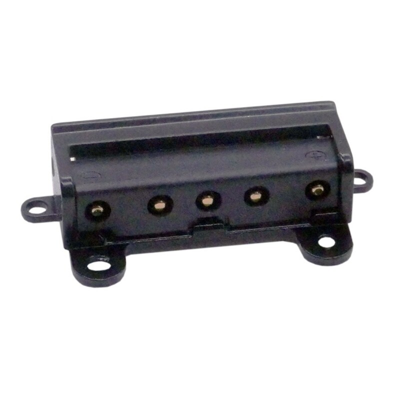 Metal Five-pin Base V-mount Buckle Plate B-shaped Port Power Adapter