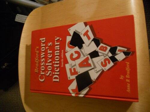 Bradfords Crossword Solvers Dictionary -- Fourth Edition - Hardcover - GOOD