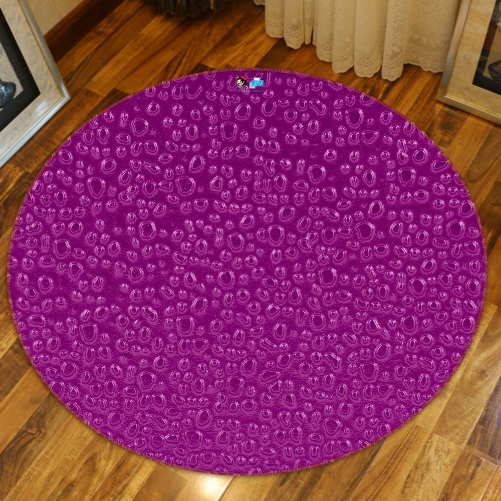 3D Fuchsia Drops NAO3676 Game Rug Mat Elegant Photo Carpet Mat Fay