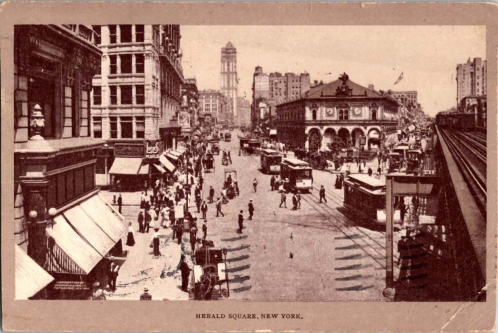 Pre-1907 SHOPS AT HERALD SQUARE New York City NY m/14 BB7183