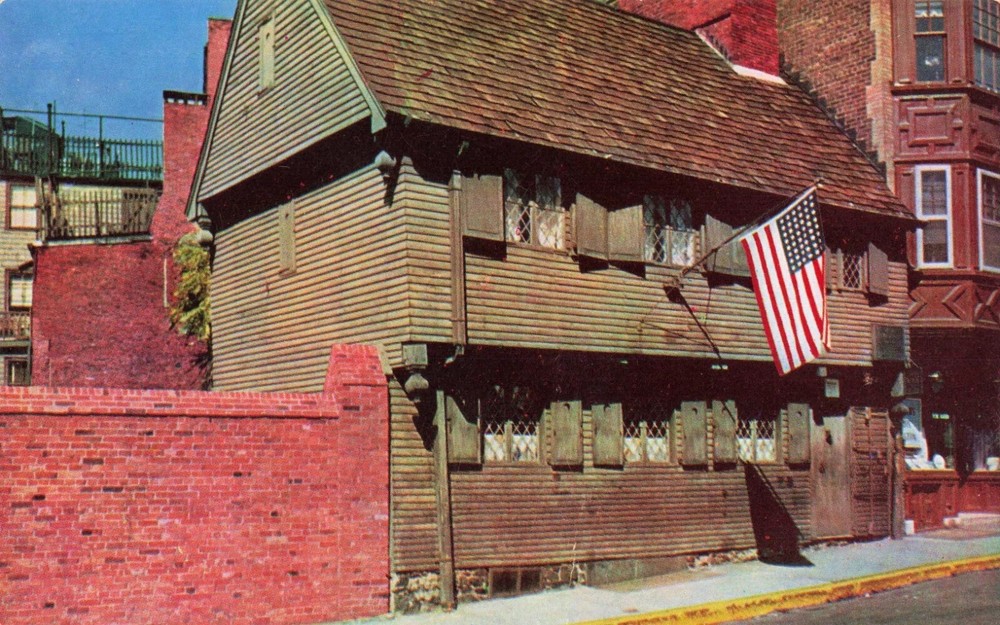 The Paul Revere House - Boston Massachusetts MA - Postcard