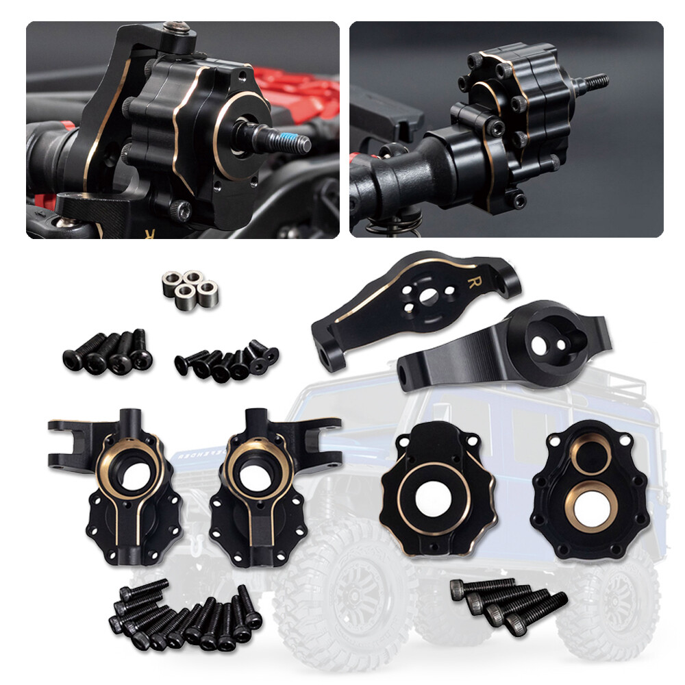 Brass counterweight block Upgrades Kit For 1/10 Traxxas TRX4 TRX6 RC Axle C-seat