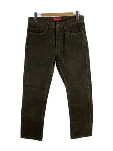 Supreme 13AW   Corduroy 5 Pocket Pant   Straight pants   32   Cotton   GRN