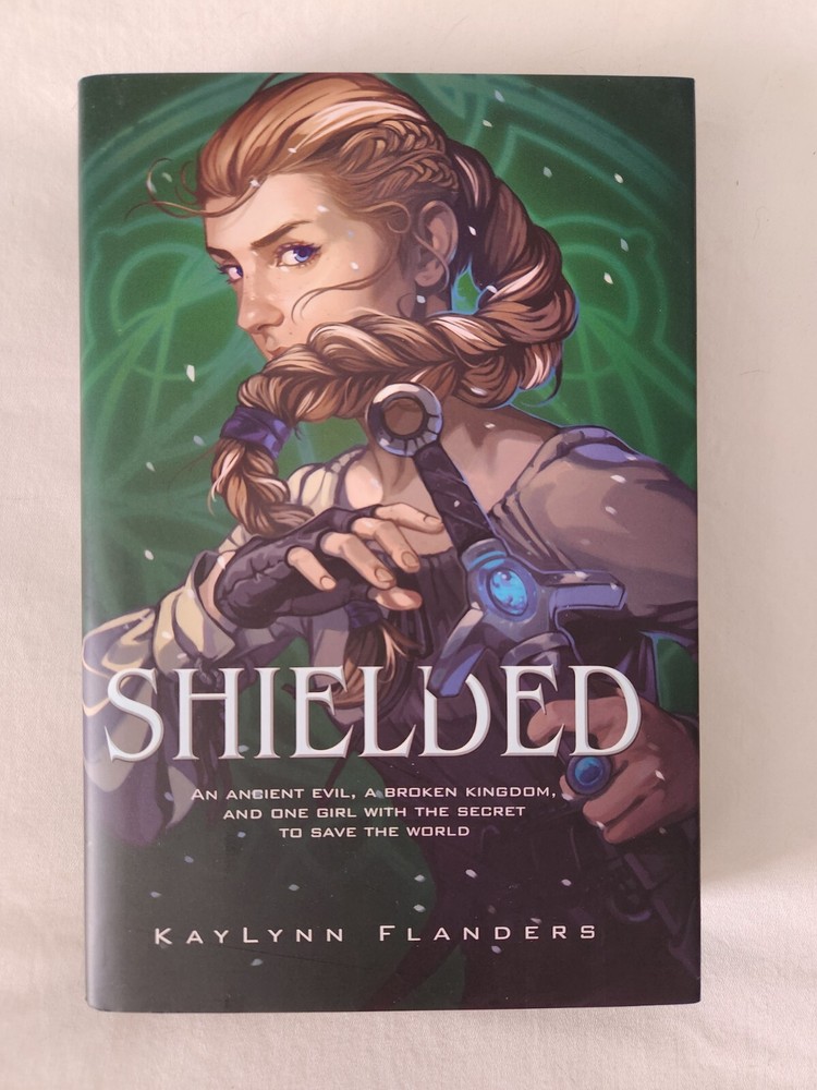 Signed Fairyloot Exclusive Shielded by KayLynn Flanders with Sprayed Edges