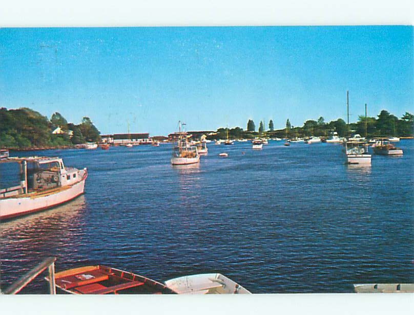 Pre-1980 RIVER SCENE York Harbor Maine ME m/09 AE6087