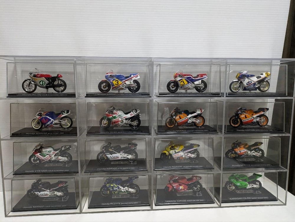 De Agostini Champion Motorcycle Collection 16 Bikes with Case #fc9b4b
