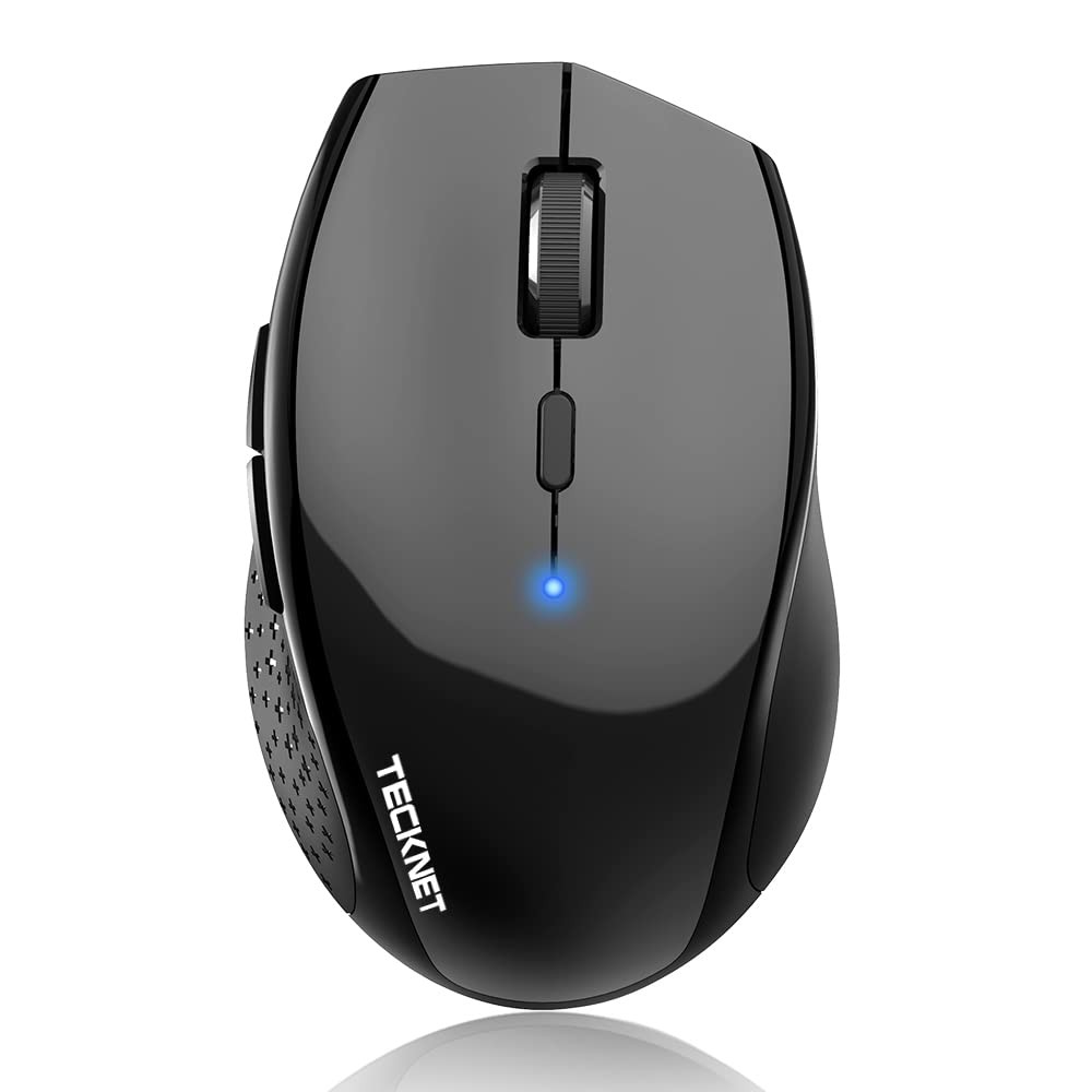 TECKNET 4800 DPI Bluetooth Wireless Mouse with 2-Year Battery Life and 6 Adjustable DPI Levels