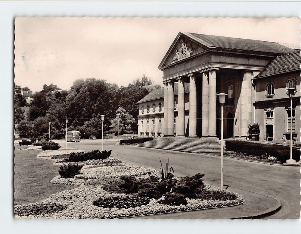 Postcard Kurhaus Bad Aachen Germany