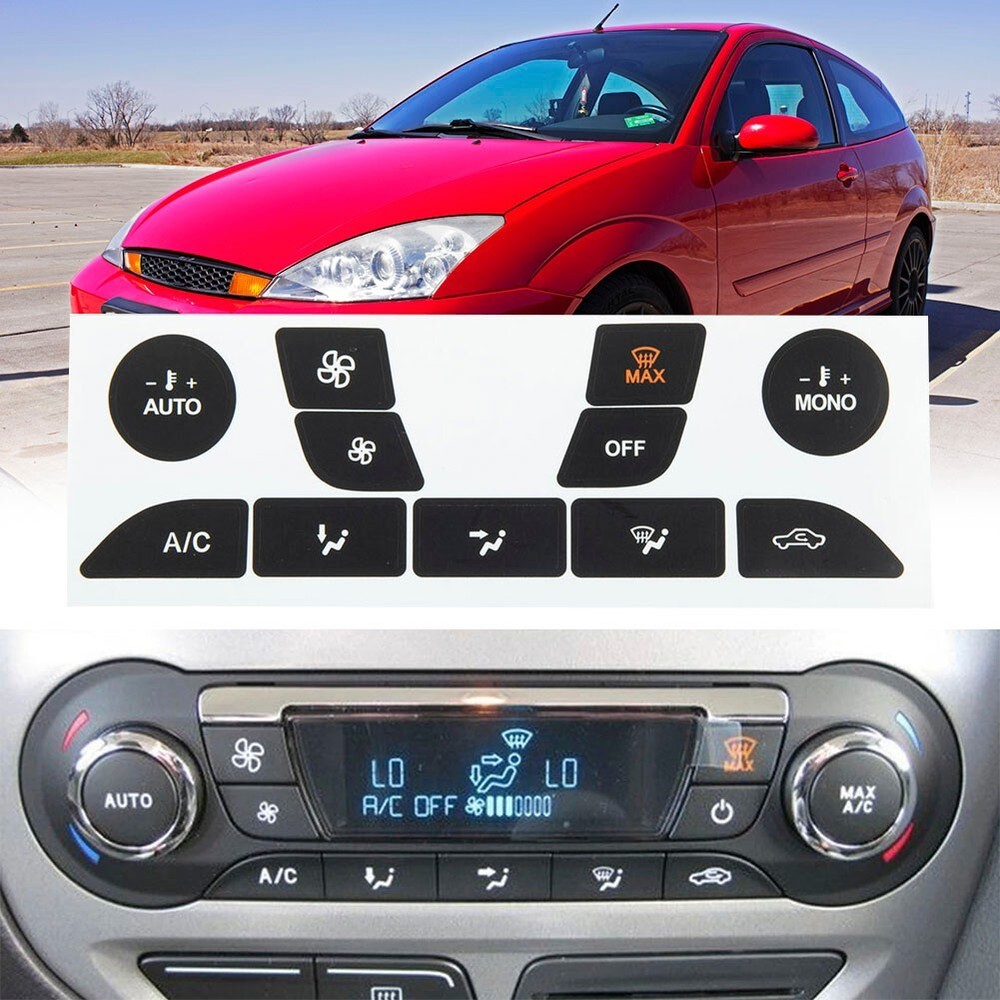 Repair Sticker A/C Button Accessories Car Air Condition Control Switch