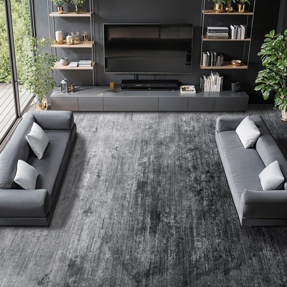 Washable Rug 8x10 Area Rugs for Living Room - Stain Resistant Non-Slip Backin...