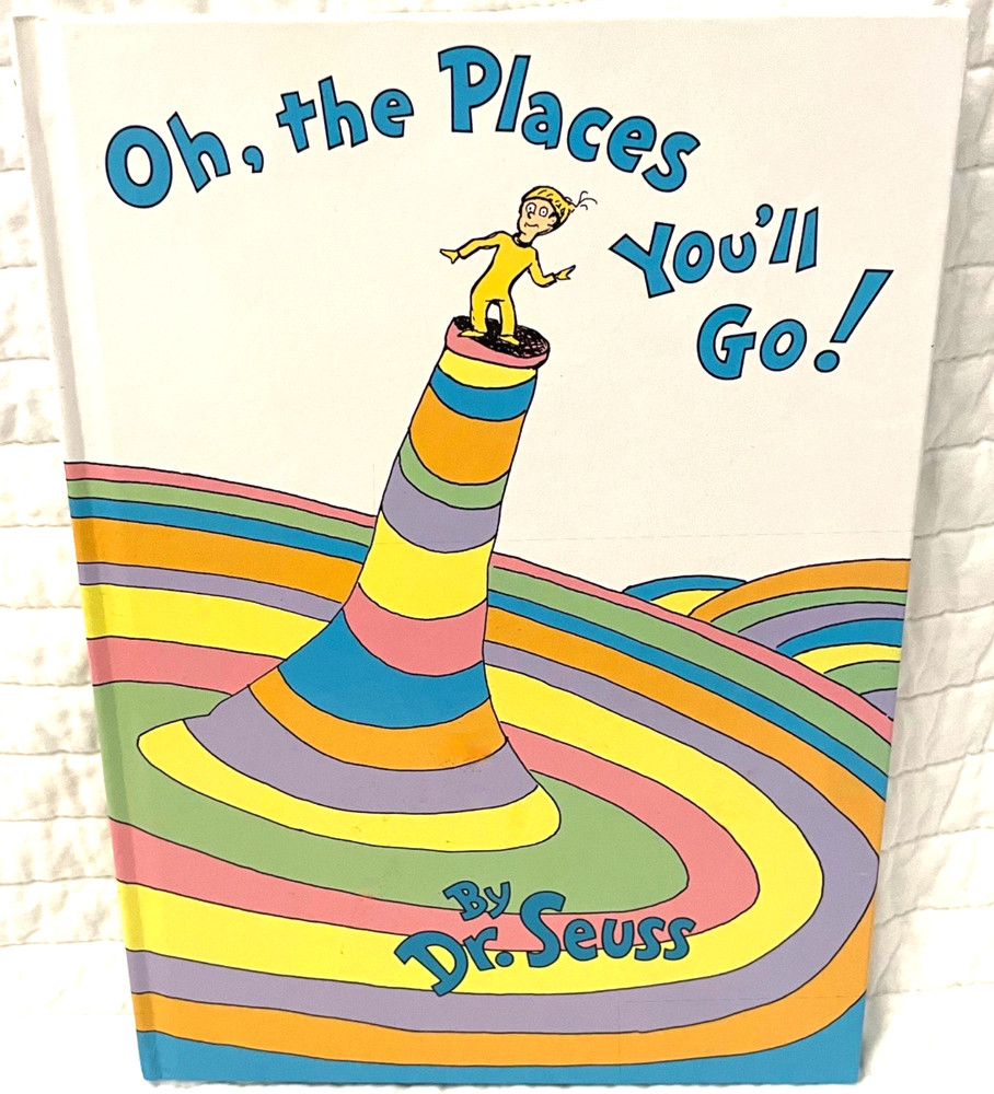 Vintage Oh, the Places You'll Go! by Seuss (1990 Hardcover)