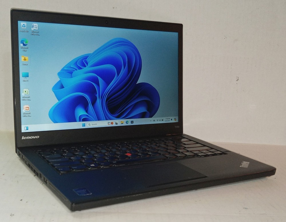 Sleek Blue Lenovo ThinkPad T440S i7 12GB 256GB SSD Backlit Win 11 Pro Webcam