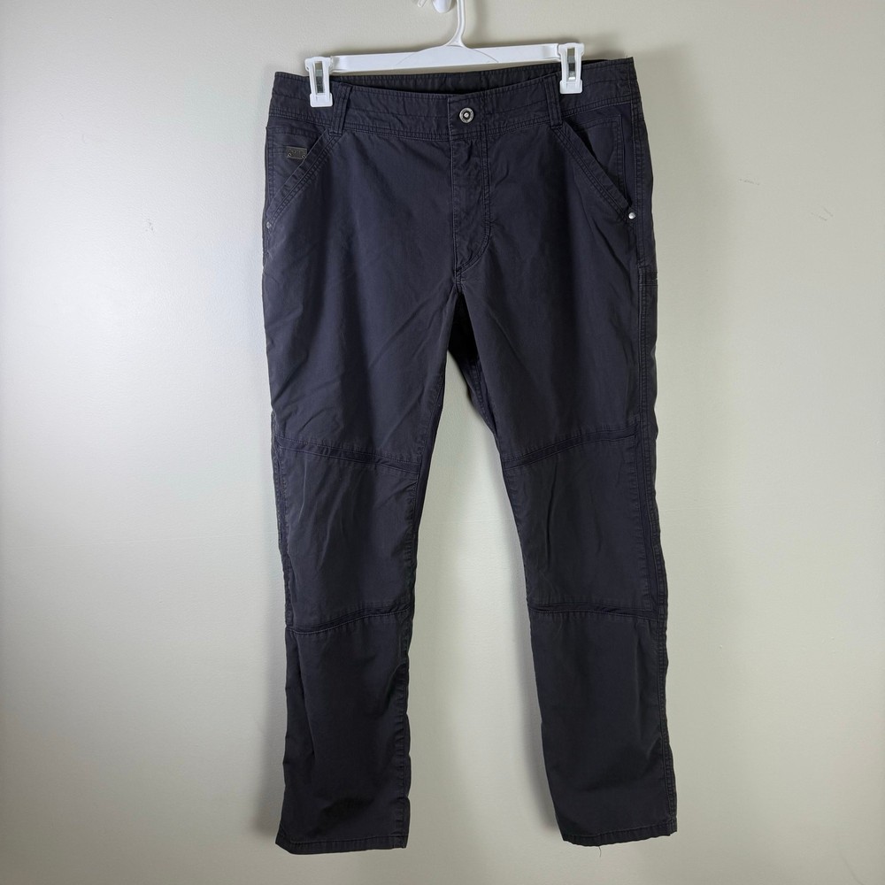 KUHL Men's Activewear Casual Hiking Pants Dark Grey 36x32