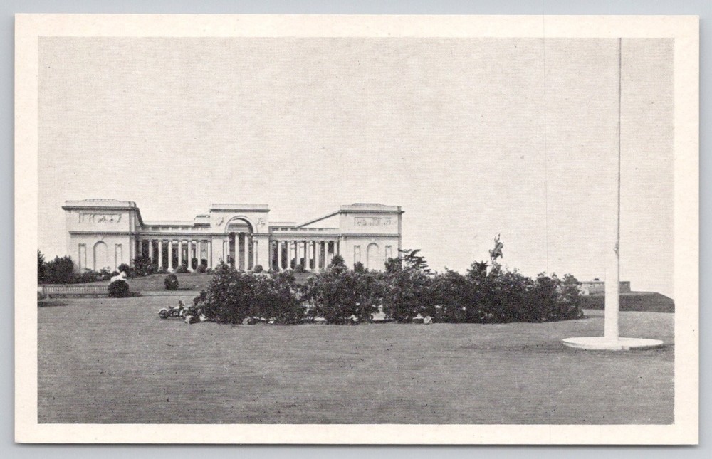 California Palace Legion of Honor San Francisco Vintage Postcard c1920s