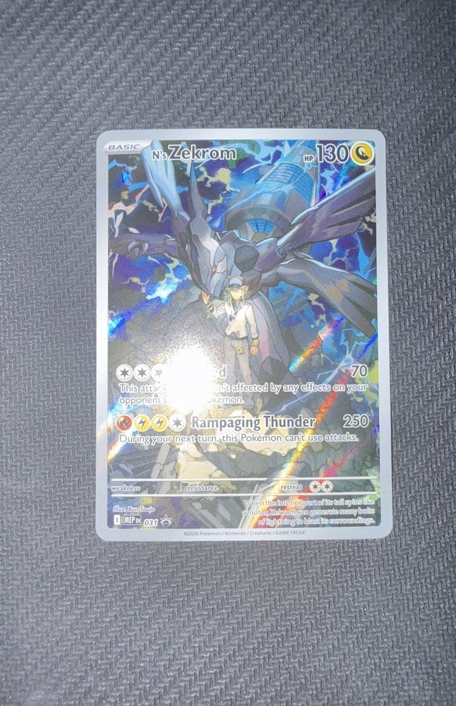 Pokemon TCG N's Zekrom 031 Me: Mega Evolution Promo Holo
