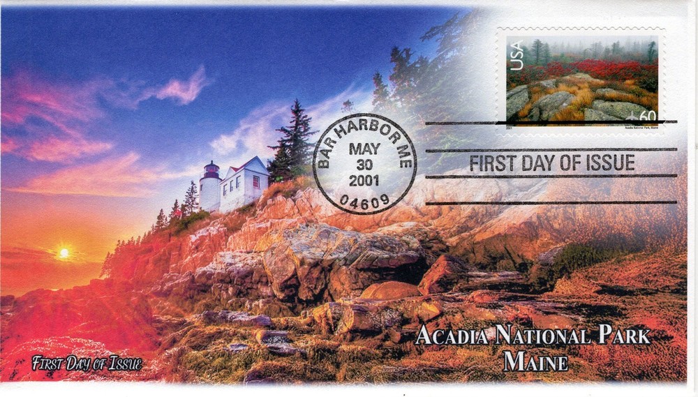AO-C138-2, 2001, Acadia National Park,, 60 cent. Scenic American Landscapes, Add-image