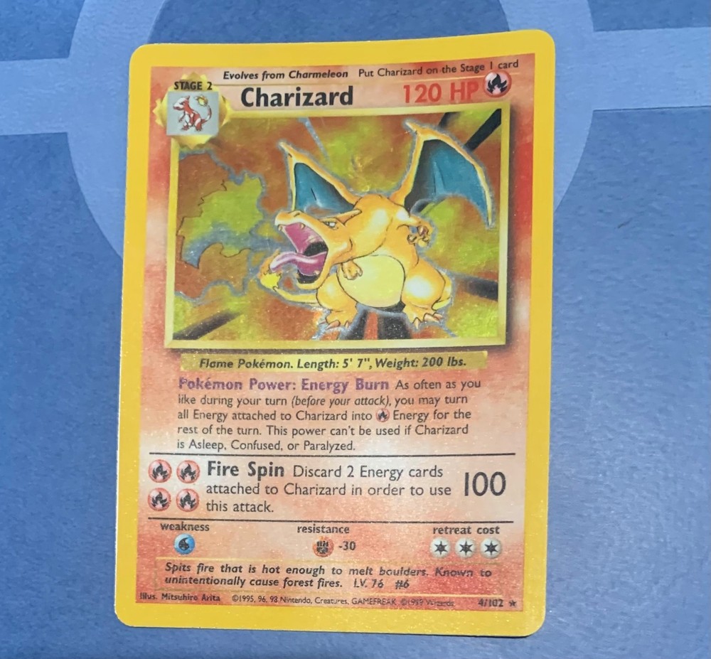Charizard 4/102 Base Set Holo