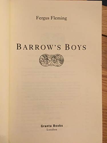 Barrow'S Boys by Fleming, Fergus Hardback Book The Fast Free ShippingFREE US DELIVERY | ISBN: 186207173X | Quality Books
