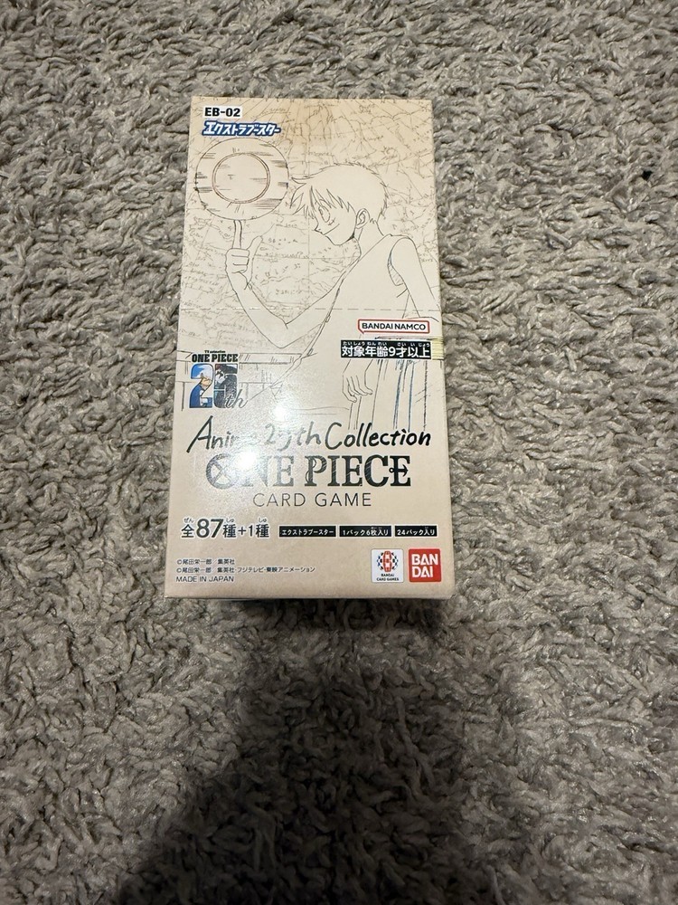 BANDAI ONE PIECE Card Game Extra Booster Anime25th collection EB-02 BOX Japanese