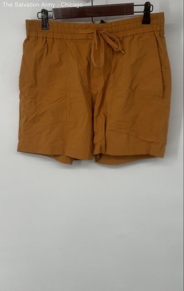 Lululemon Mens Orange Pockets Activewear Athletic Shorts Size Large