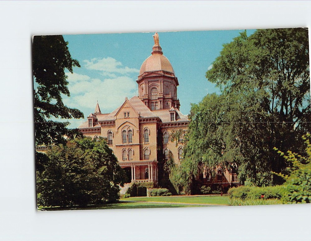 Postcard Administration Building University Of Notre Dame Indiana USA