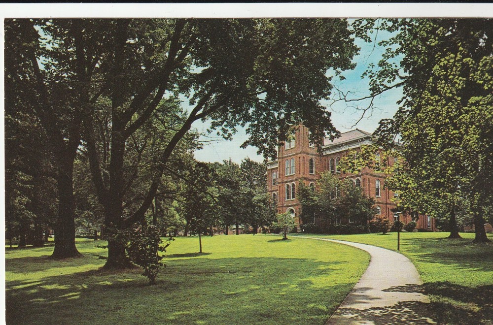 College Hall Williamton college Williamton Ohio Unposted postcard