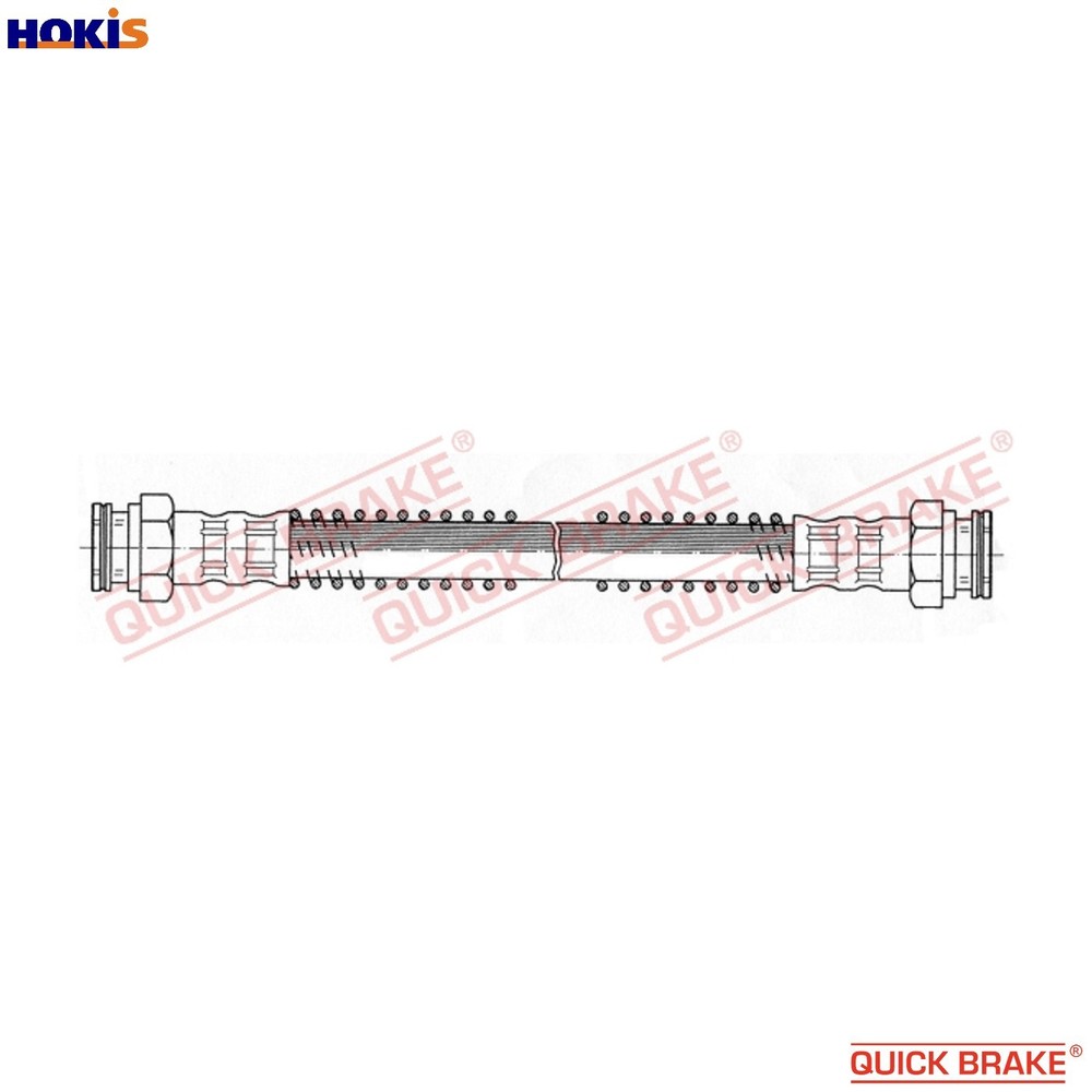 BRAKE HOSE 22.512 FOR PEUGEOT 306/Hatchback/Convertible/Break/Van  CITROEN
