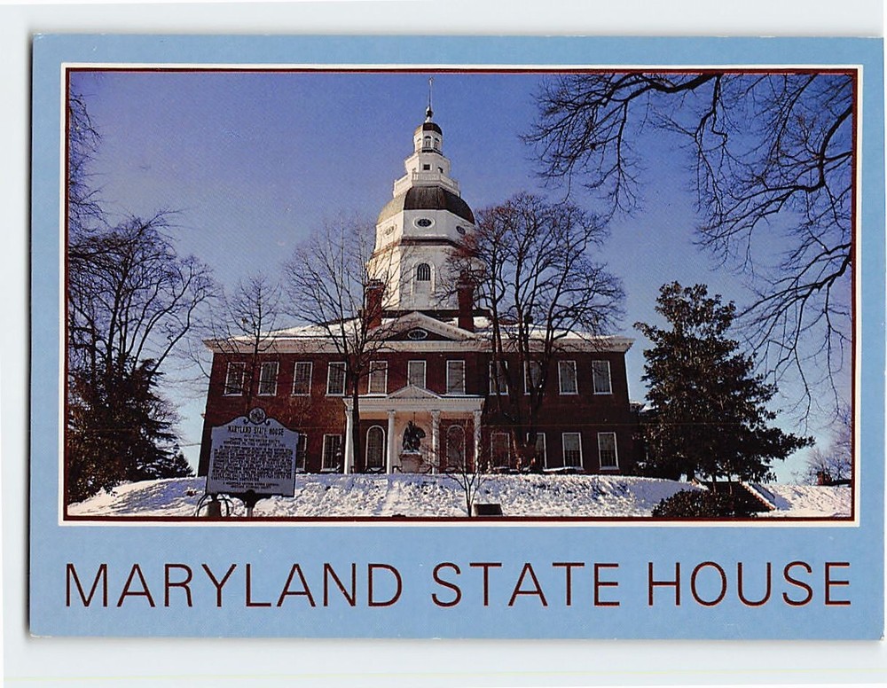 Postcard State House Annapolis Maryland USA