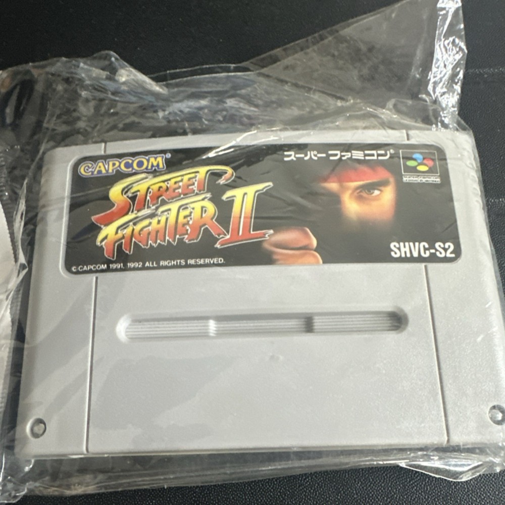 Capcom Street Fighter II Nintendo Super Famicom Cartridge NTSC-J Japan