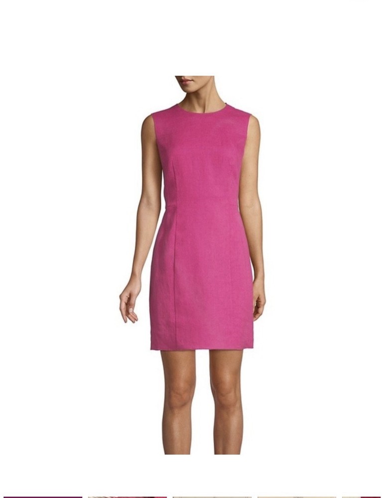 Theory 100% Linen Mini Dress Size 4