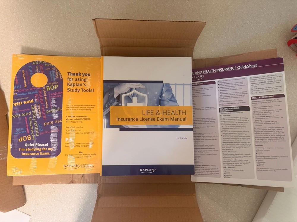 Life & Health Insurance License Exam M..., Kaplan staff