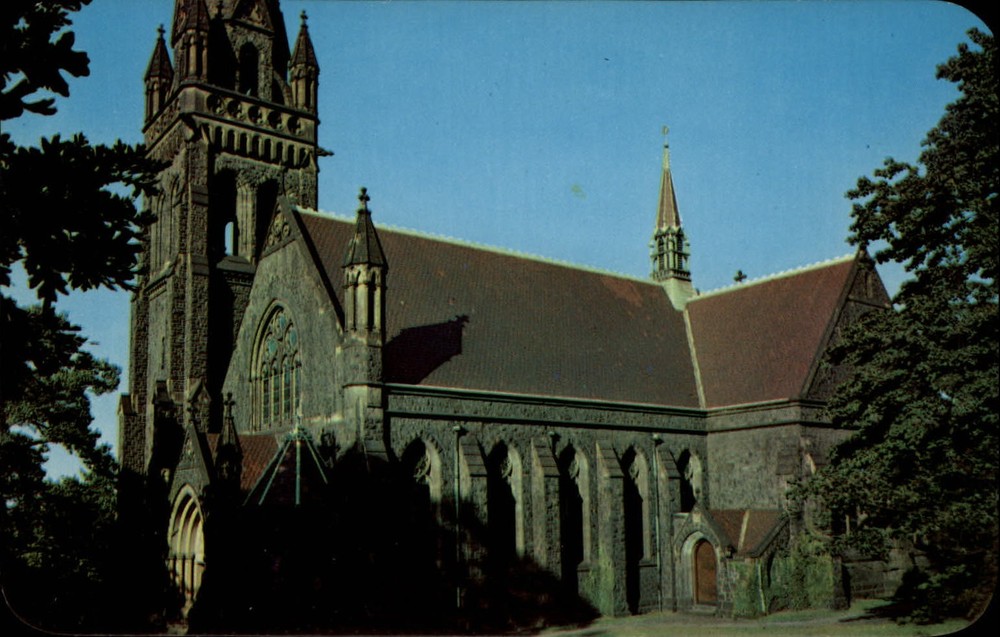 Packer Chapel Lehigh University Bethlehem Pennsylvania ~ 1950-60s postcard