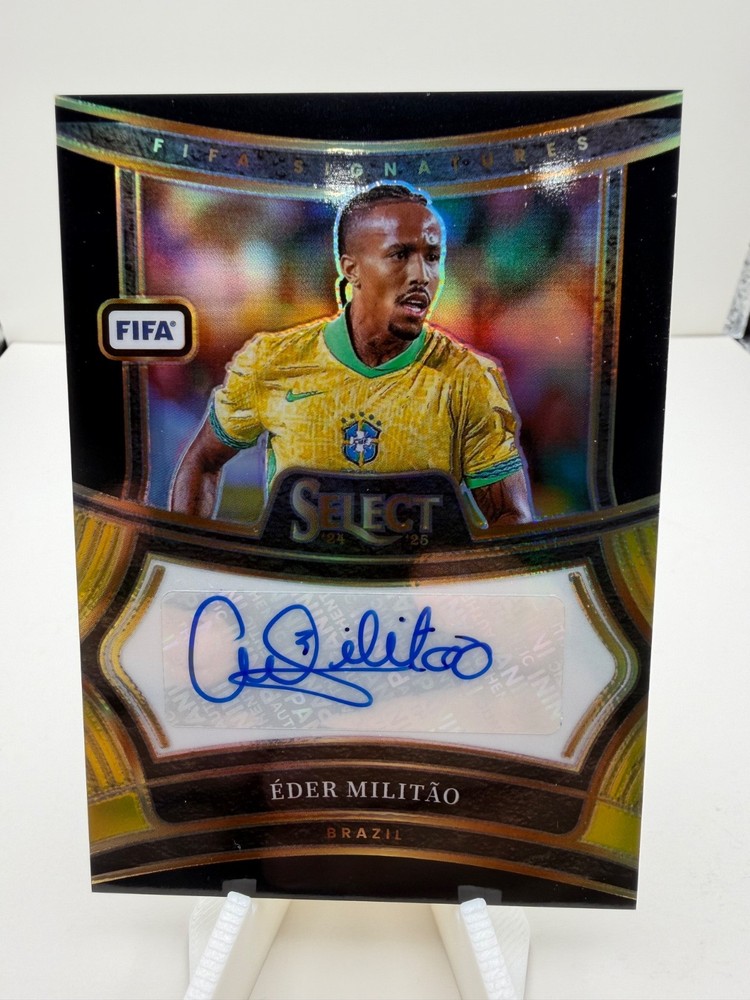2024-25 Panini Select Fifa Soccer Eder Militao 1/1 Auto 1 of 1