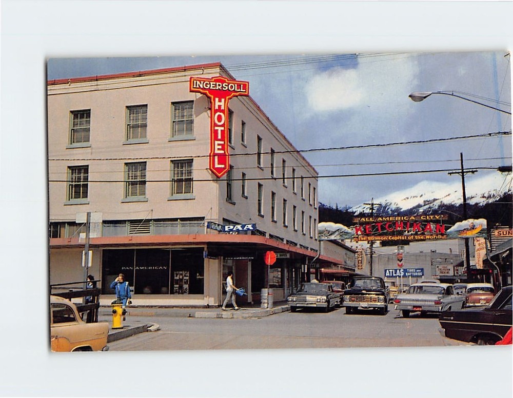 Postcard The Salmon Capital of the World Ketchikan Alaska USA