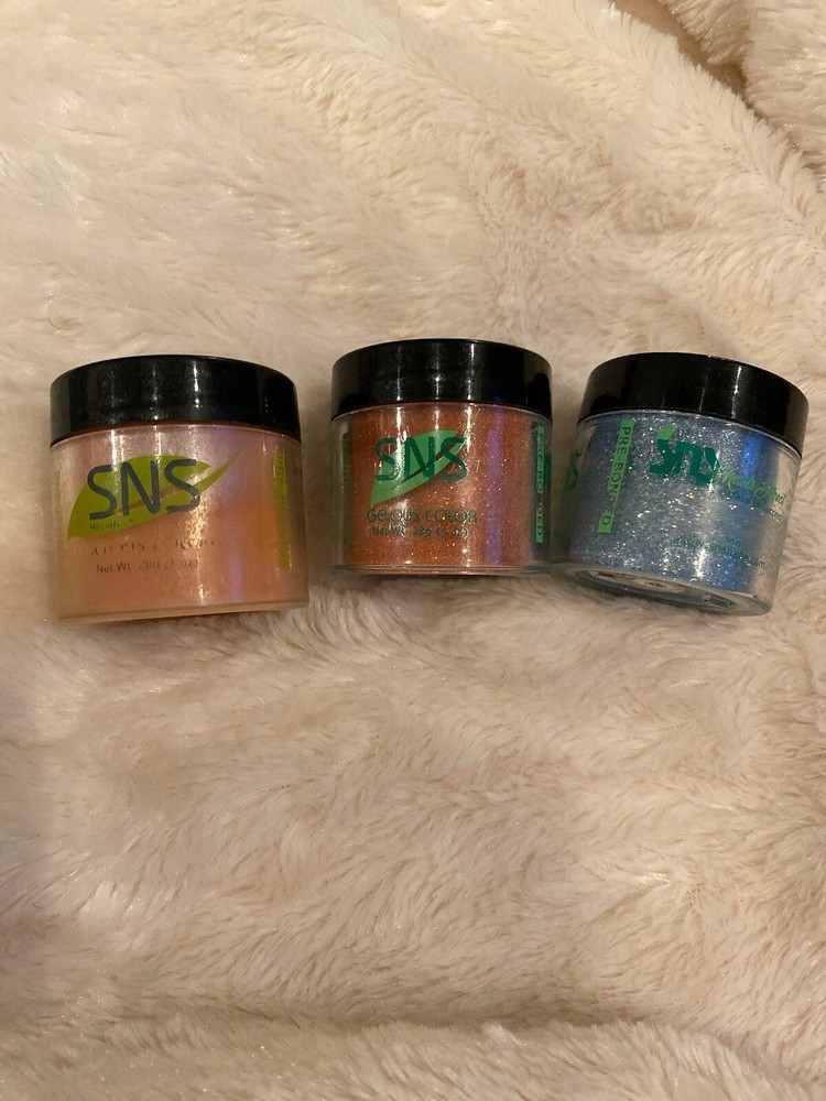 3 Pack SNS Gelous Color Dipping Powder New (Read Description)
