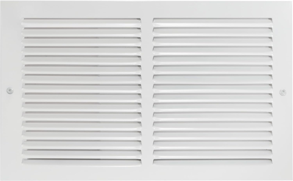14x6 Inch White Return Air Vent Cover for Wall or Ceiling with 15-3 Duct Opening