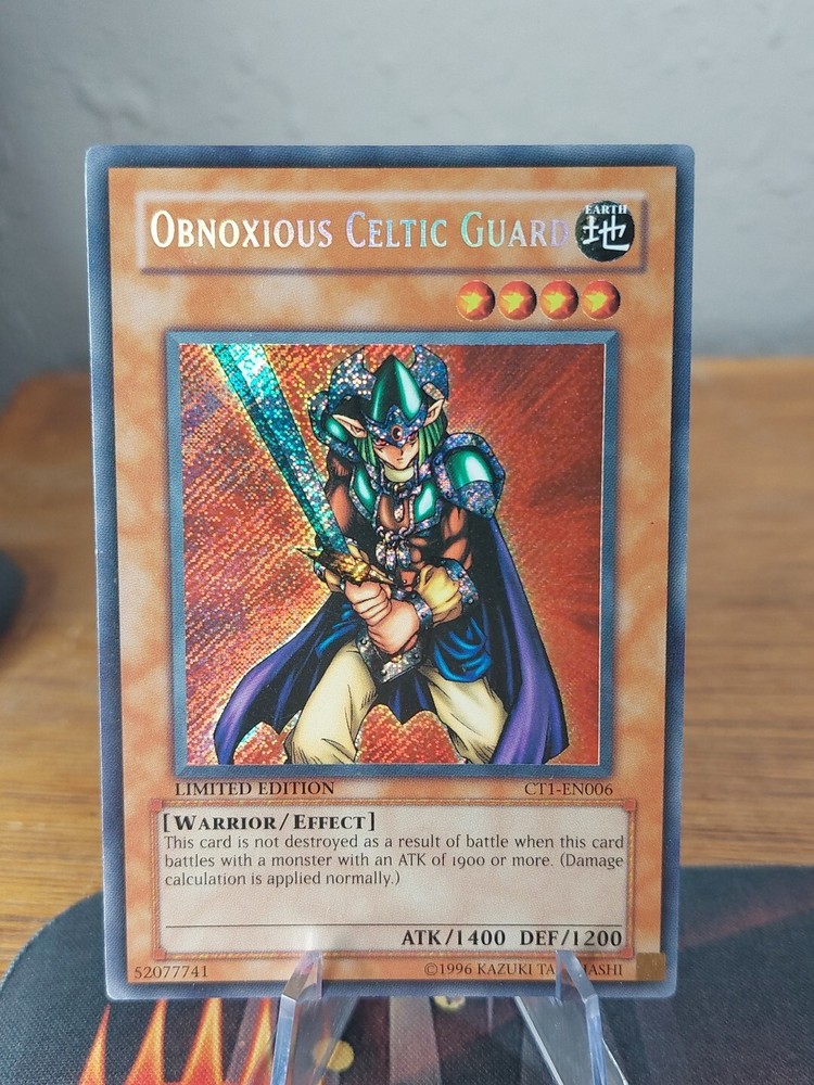 Obnoxious Celtic Guard - Limited Edition - CT1-EN006 - Lightly Played