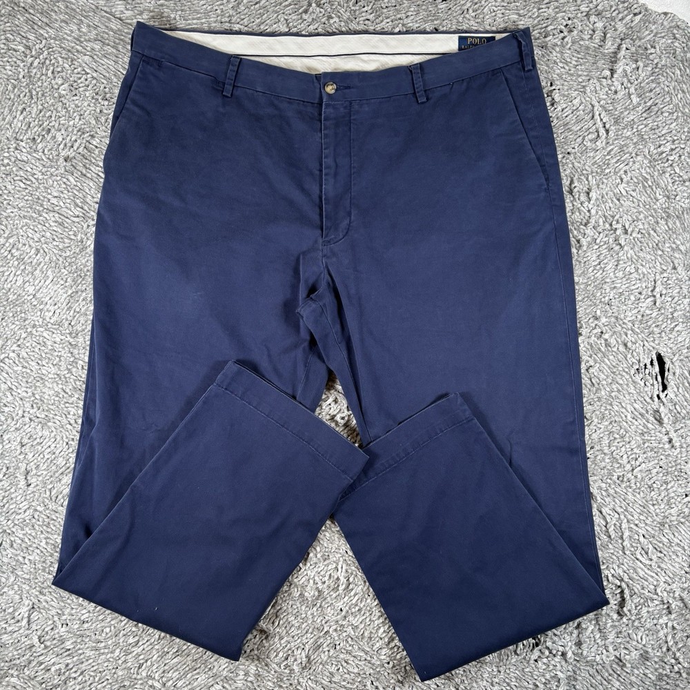 Polo Ralph Lauren Stretch Classic Fit Pants Men’s Size 42B (BIG)/34 Blue Chino