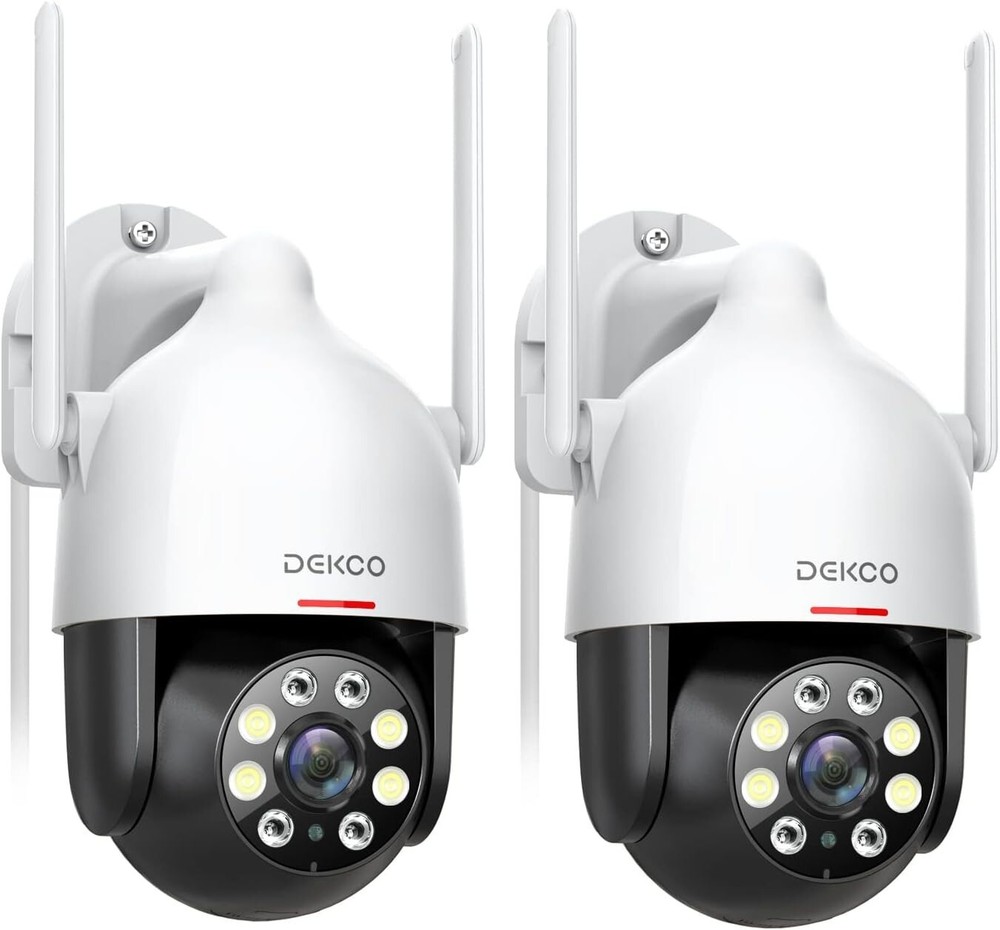 3MP HD Outdoor Security Camera with Motion Detection and Siren Alarm  