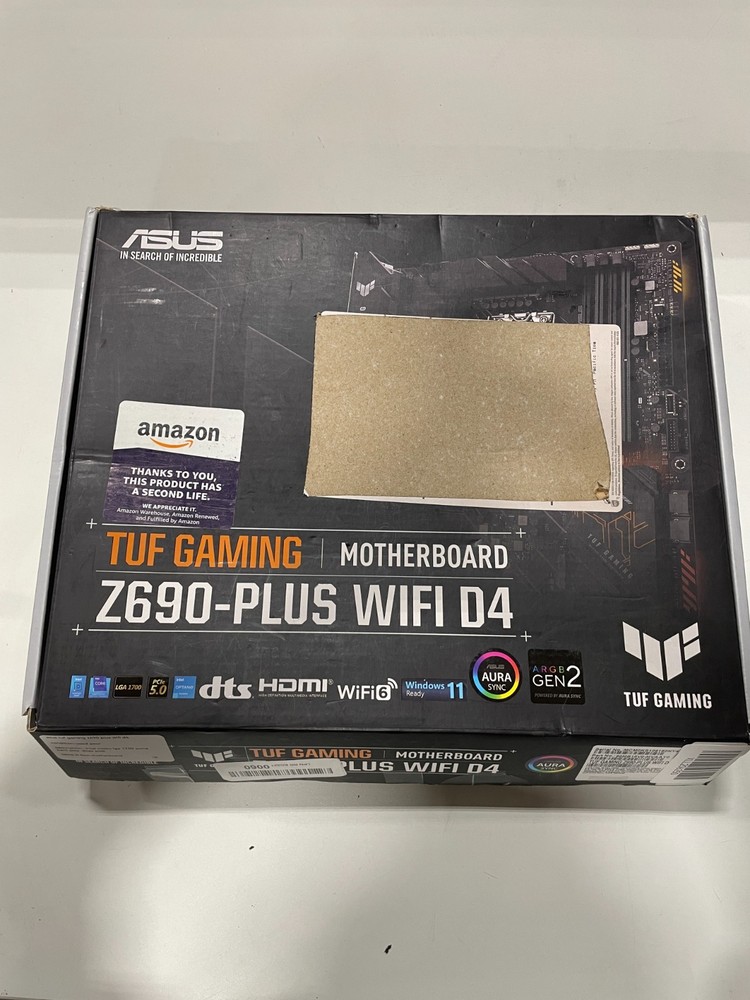 ASUS TUF Gaming Z690-Plus WiFi D4 LGA 1700 ATX Intel Motherboard